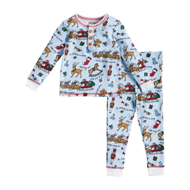 Night Before Christmas Boy PJ Set | Classic Whimsy
