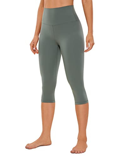 CRZ YOGA Womens Butterluxe High Waisted Capris Workout Leggings 17 Inches - Lounge Buttery Soft Y... | Amazon (US)