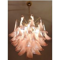 Murano Glass Chandelier Pink Feathers | Etsy (US)
