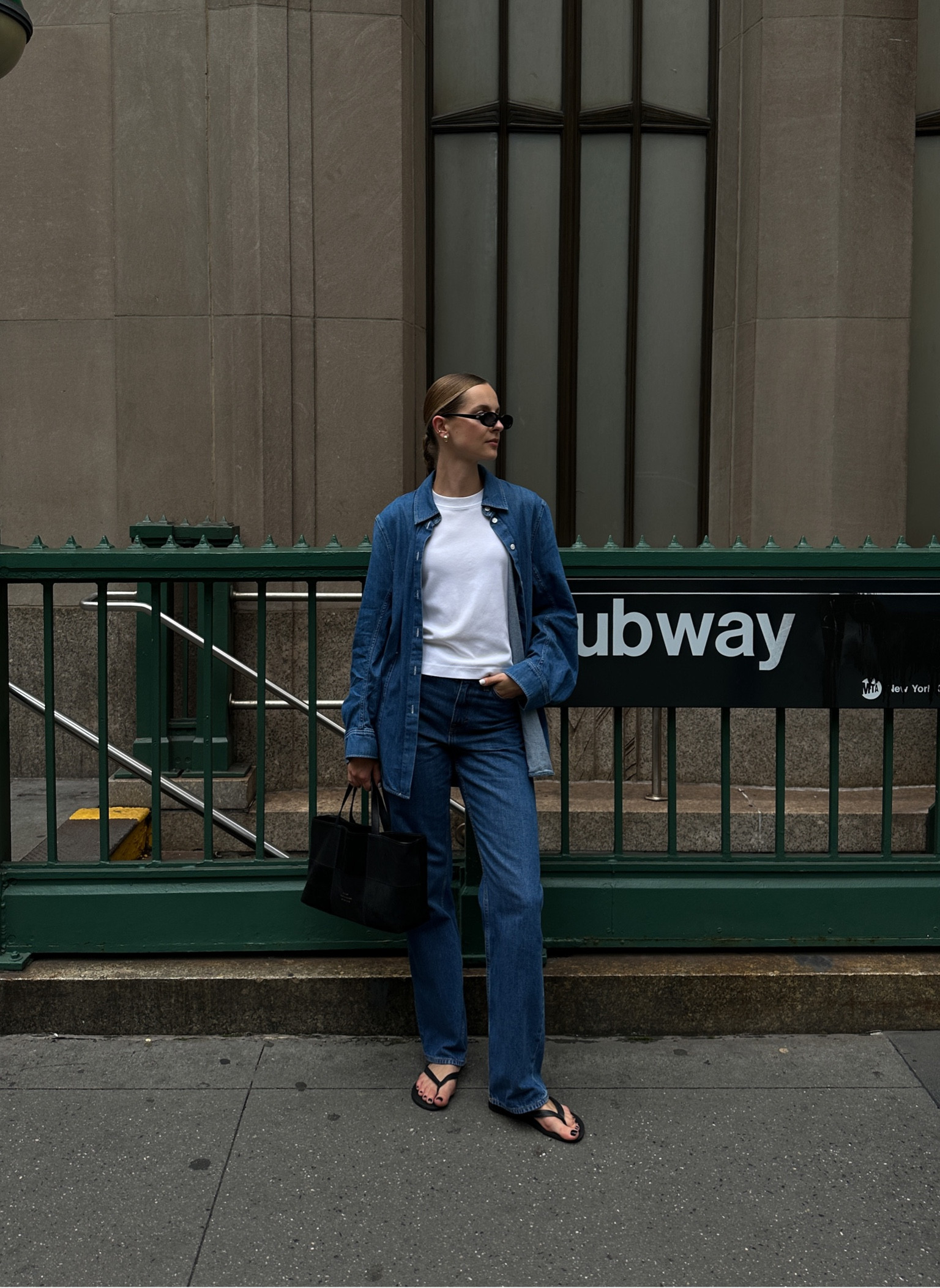 Denim look for NYC!

#LTKeurope #LTKstyletip #LTKSeasonal