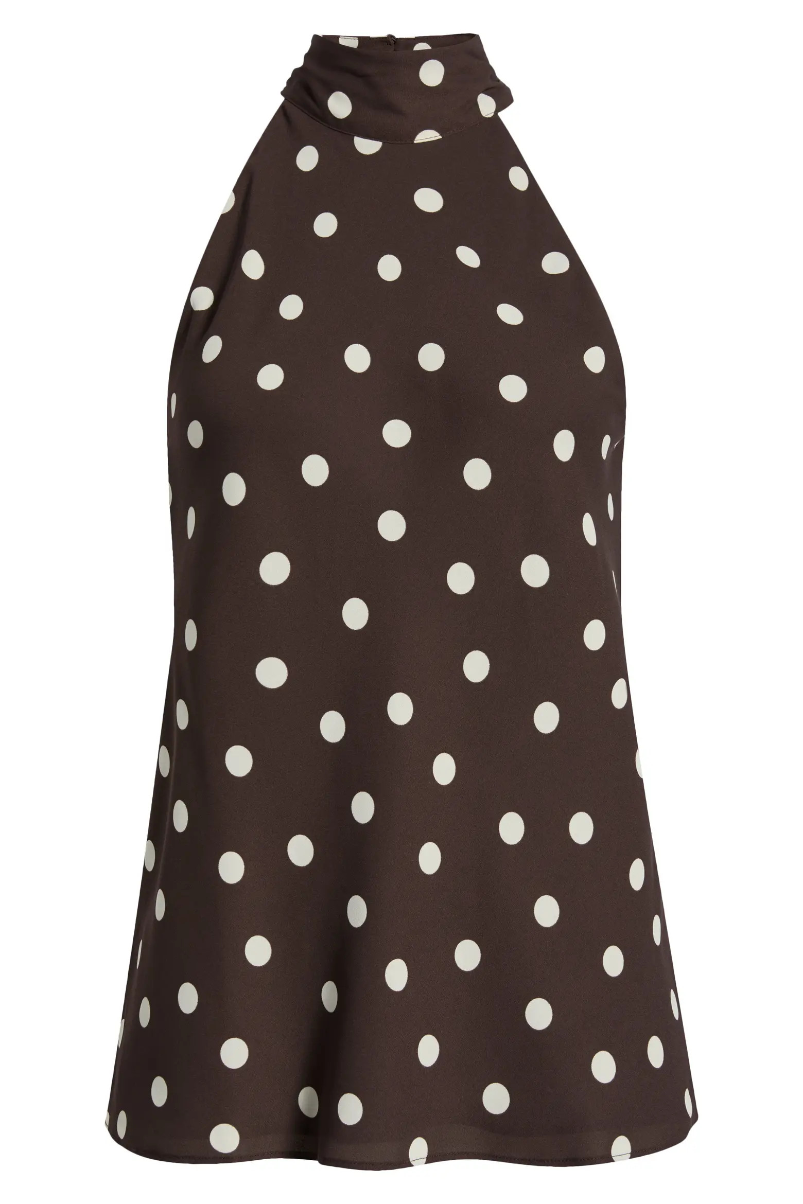 Open Edit Scarf Detail Sleeveless Mock Neck Top (Women) | Nordstrom | Nordstrom