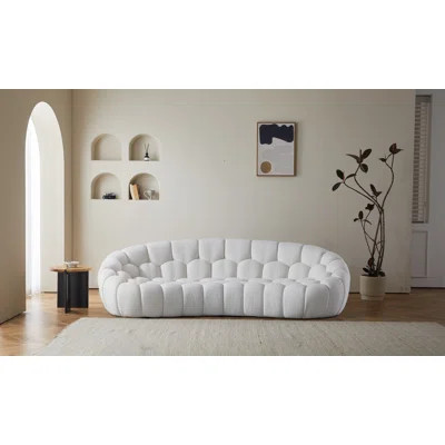 Rochie Boucle Fabric Loveseat | Wayfair North America