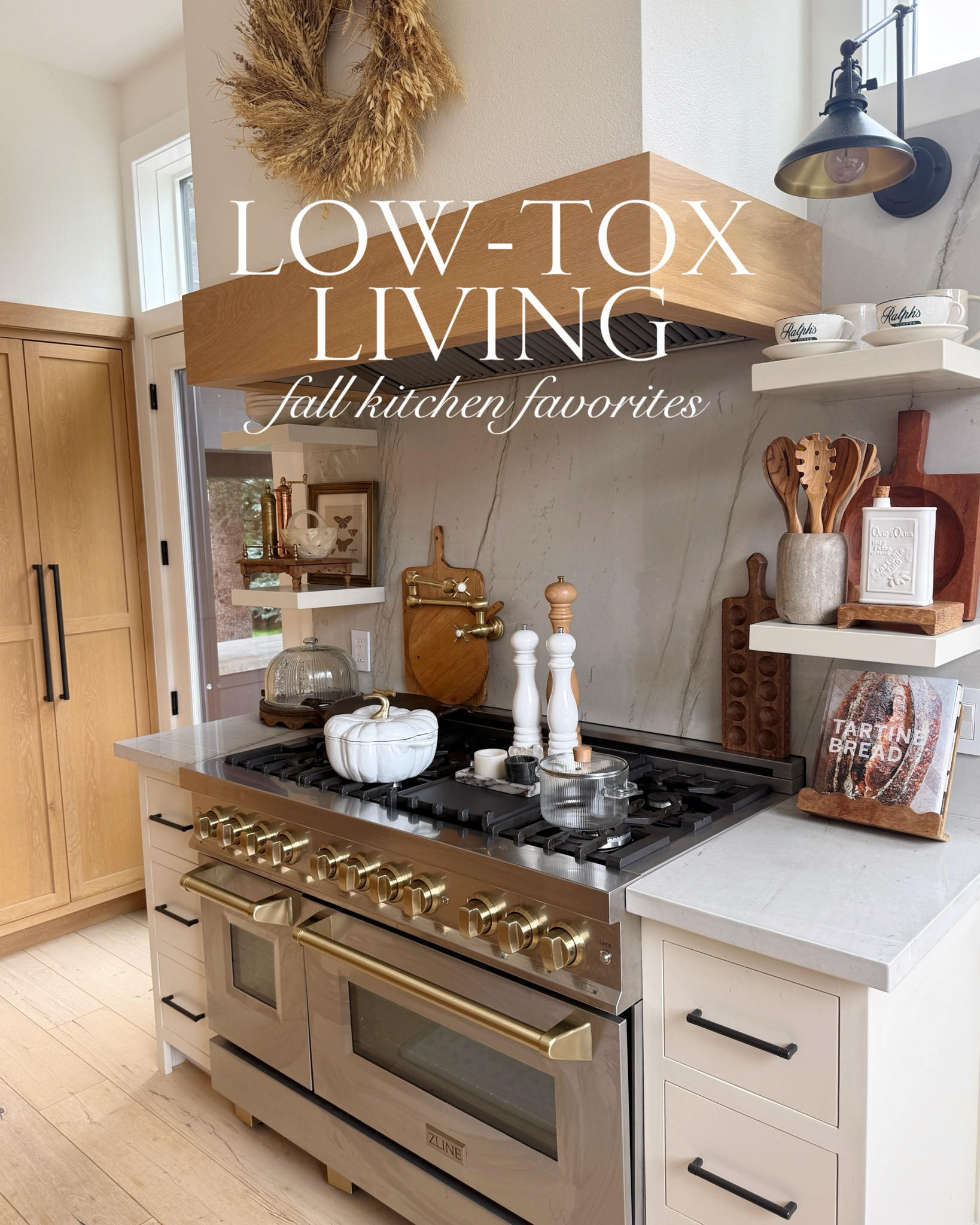 Fall kitchen favorites🍂 Rounding up my low-tox items I use ALL season long👩🏻‍🍳 I find myself cooking and baking way more in the fall - anyone else?! Cozy season let’s go!! Here’s what I’m loving👇🏻
+ glass simmer pot
+ cast iron pumpkin
+ stainless steel slow cooker
+ cotton towels
+ glass tea pot
+ scalloped cake stand
+ wood cookbook holder
+ plaid ceramic mug
+ olive wood flatware

#LTKHome #LTKSeasonal #LTKfoodie