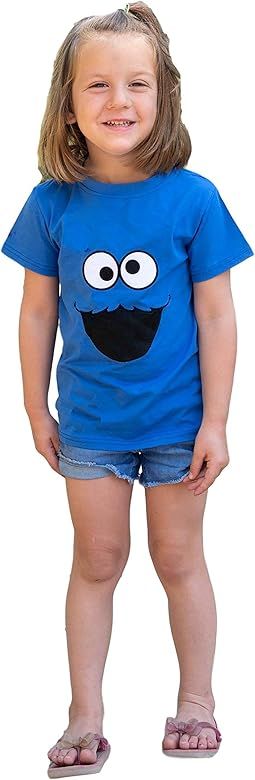 Blue 3D Embrodiered Street Cuddle Monster Character Shirt for Kids Adults | Amazon (US)