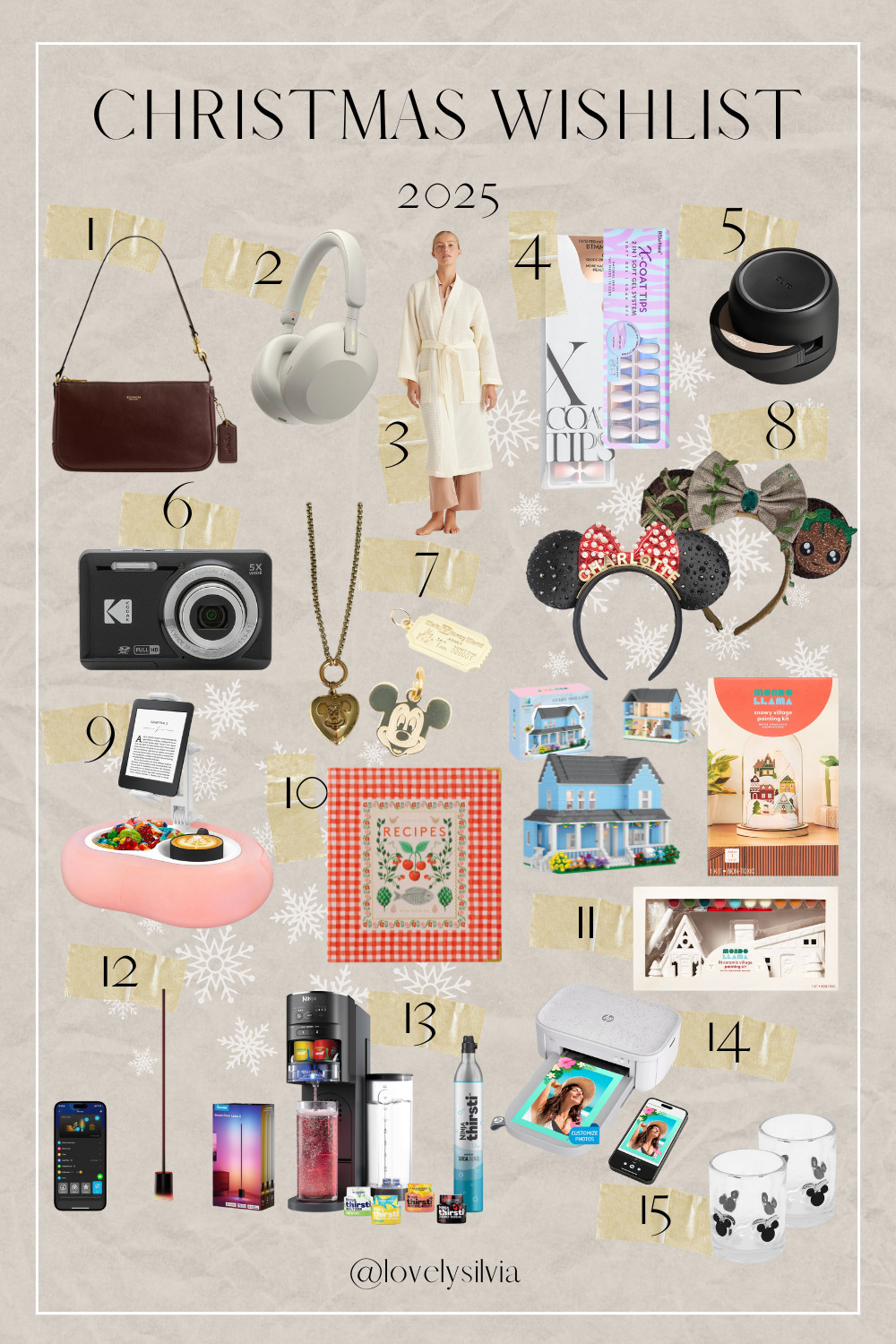 Christmas Wishlist 2025

If you're struggling thinking of gift ideas I'm sharing some items that I would love to receive for Christmas this year! There are items priced as low as $12 and go up to from there. 

Christmas wishlist, gifts for her, gift ideas for women, home gift ideas, tech gift ideas, fashion gift ideas, beauty gift ideas, disney gift ideas, gift ideas under $25, gift ideas under $50, gift ideas under $100, splurge gift ideas 

 #LTKGiftGuide #LTKHoliday #LTKSeasonal