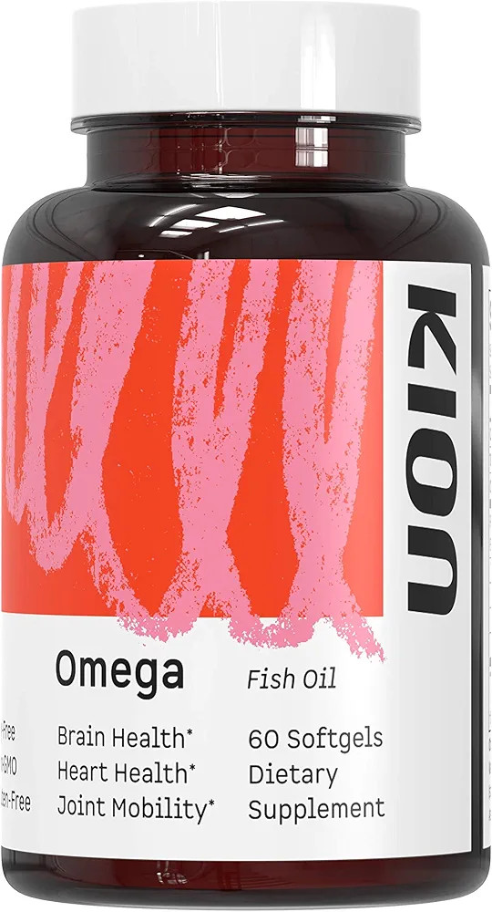 Kion Omega - Omega 3 Fatty Acid Supplements - DHA Supplements - Mini Fish Oil Softgels - Omega 3 ... | Amazon (US)