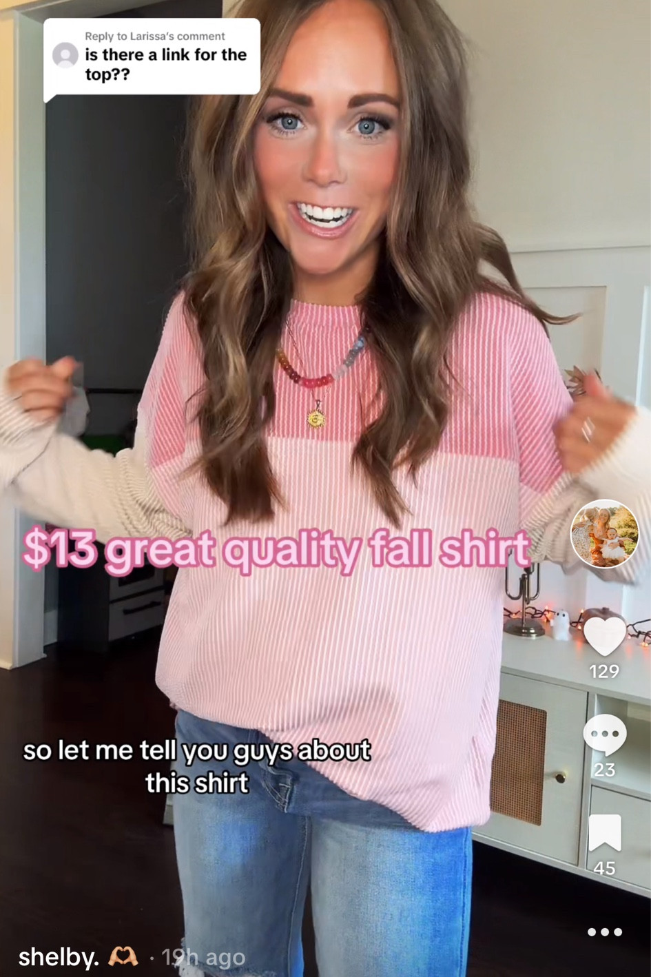 Linking my necklaces & shoes here for those that came from tiktok! Shirt and jeans are in my showcase from tiktok shop 🫶🏼

#LTKSaleAlert #LTKSeasonal #LTKFallSale