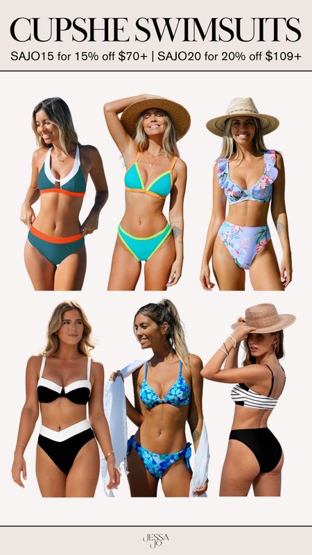 Cupshe Swimsuits | Cupshe Swim | Bikinis | Cupshe Try On 

#LTKfindsunder50 #LTKfindsunder100 #LTKswim