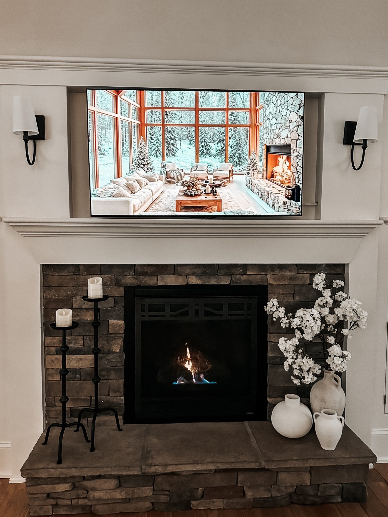 Fireplace styling 

#LTKHome