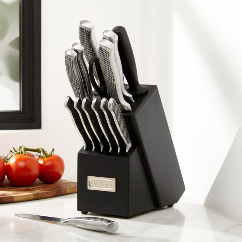 Cuisinart Graphix 15-Piece Knife Block Set + Reviews | Crate & Barrel | Crate & Barrel