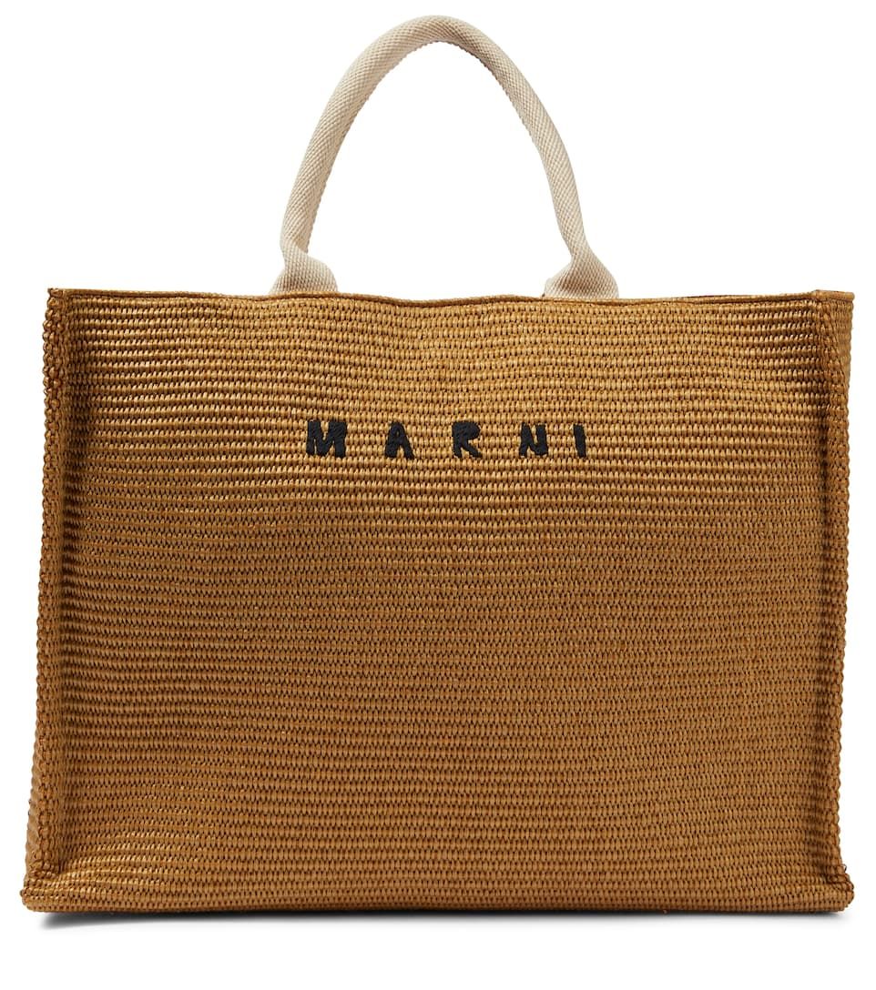 Logo Large raffia tote | Mytheresa (US/CA)