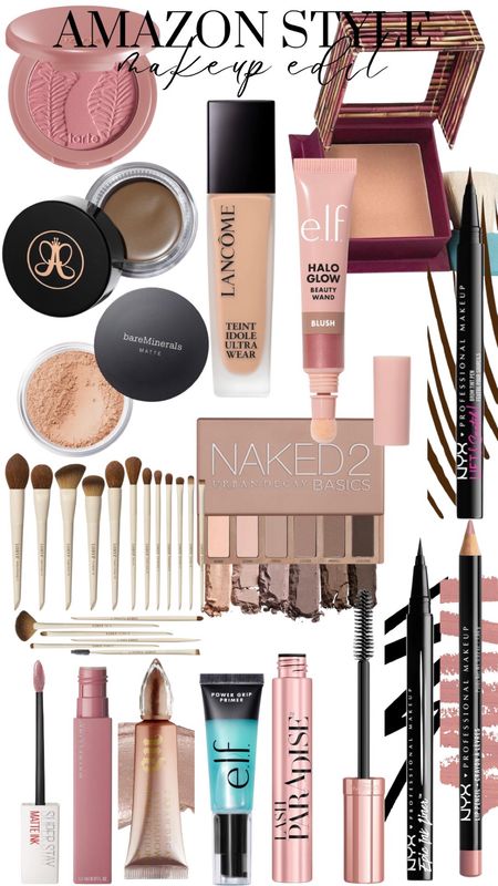 Glam Everyday Makeup Products L'Oréal Lash Paradise, Naked Nude Eyeshadow Palette, Lancôme Foundation, Elf Primer, NYX Brow Pen #everydaymakeup

#LTKtravel #LTKbeauty #LTKMostLoved