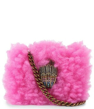 Kurt Geiger London Micro Kensington Eagle Faux Fur Crossbody Bag | Dillard's | Dillard's