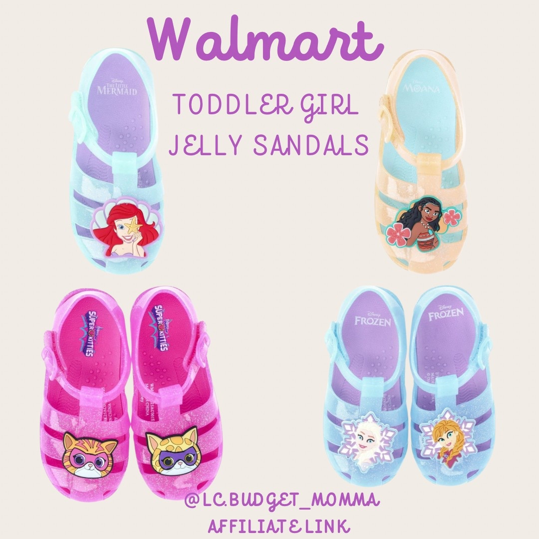 Toddler Girl Jelly Sizes ✨🩷

#toddler #jelly #shoes #sandals #girls #toddlergirl #disney #disneyprincess #moana #disneyfrozen #walmartstyle #thelittlemermaid #superkitties 

#LTKStyleTip #LTKShoeCrush #LTKKids