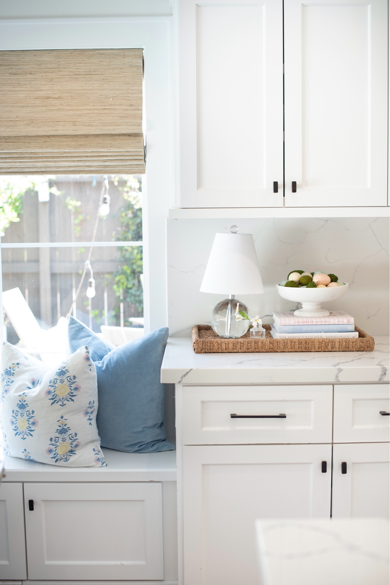 Kitchen counter decorative tray with understated Easter decor

#LTKSeasonal #LTKSpringSale #LTKhome