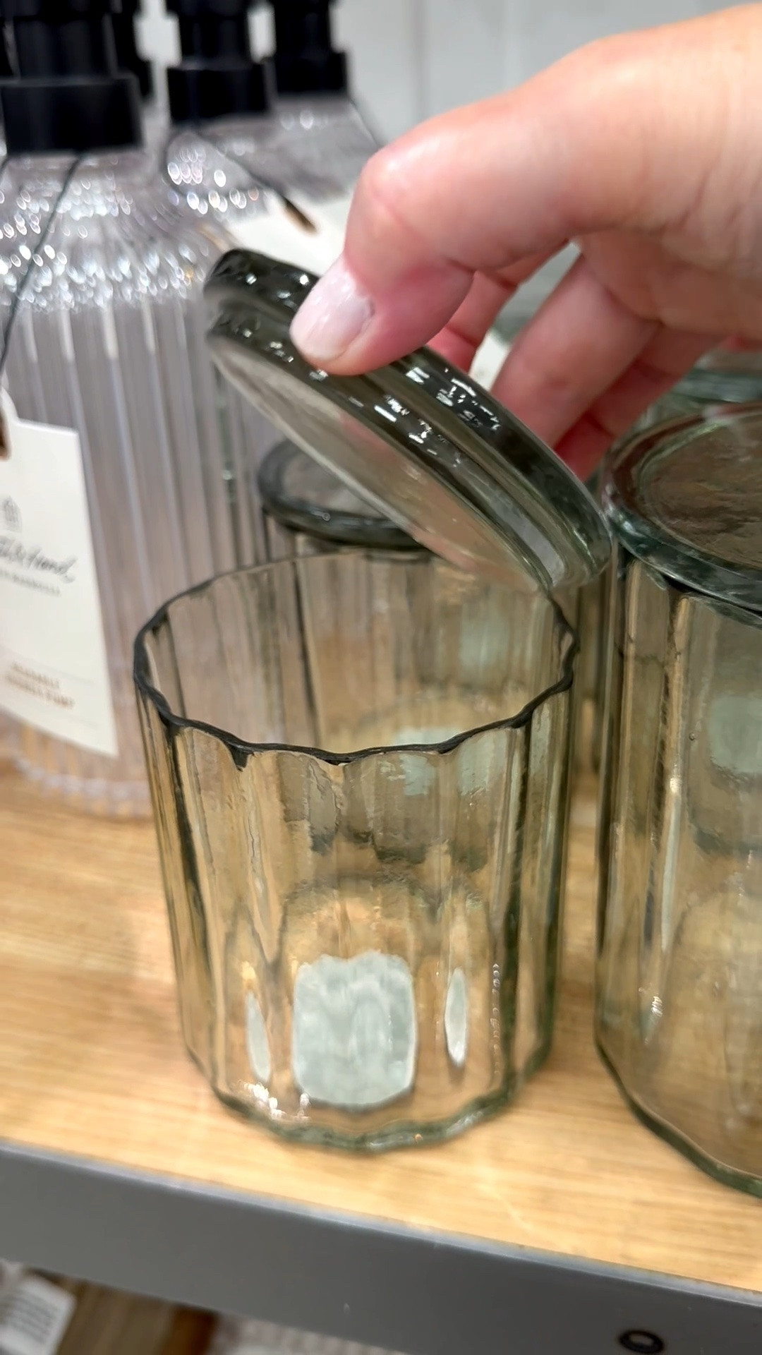 For the love of glass jars! 😍 This one has a sweet ribbed texture and lid. It’s perfect for the bathroom, vanity, for a candle, or in your craft or mosaic studio for materials. Larger size and tumbler available too!

For mosaic tips, tutorials + inspiration please visit my YouTube channel: YouTube.com/julieweilbacher, and follow @julieweilbacher on Instagram.

#glassjar #glassjarwithlid #bathroomaccssories #bathroomdecor #target #craftroomorganization #mosaic #qtipholder #cottonswabholder

#LTKHome