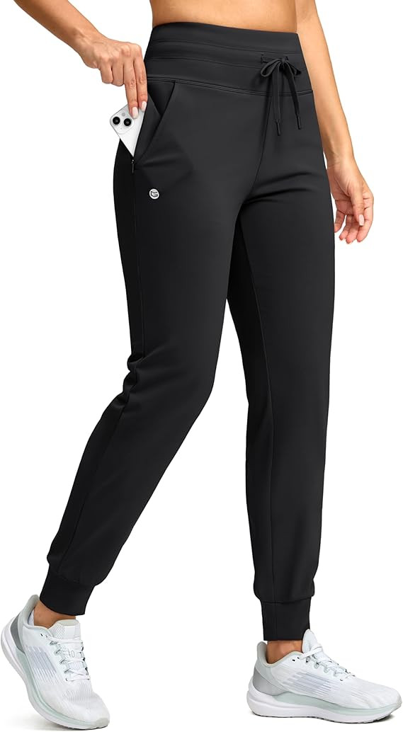 G Gradual Women's Fleece Lined Joggers 28"/30"/32" High Waisted Sweatpants Water Resistant Therma... | Amazon (US)