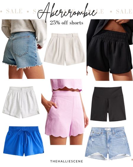 Abercrombie // sale // shorts // denim shorts // athletic shorts // athleisure // casual style // summer style 

#LTKsalealert #LTKSeasonal #LTKfindsunder50