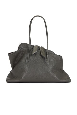 THE ATTICO La Passeggiata Top Handle Bag in Grey - Grey. Size all. | FWRD 