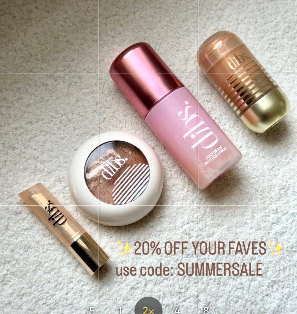 Use #code Suumersale on #dibsbeauty #dibsmakeup. #dibssale #salemakeup #cleanbeauty #cleanmakeup #makeup

#LTKSaleAlert #LTKdayinmylife #LTKBeauty