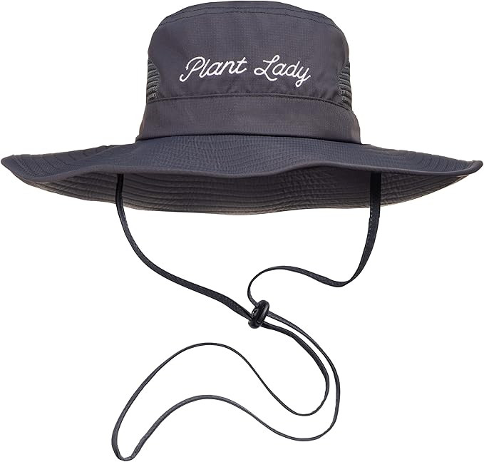 Plant Lady Wide Brim Gardening Hat - Waterproof Sun Hat - Woman Gardening Gift Green | Amazon (US)