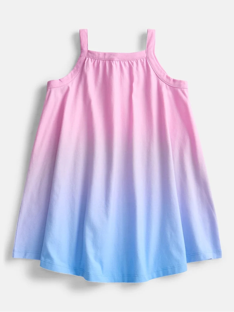 Wonder Nation Girls Sleeveless Ombre Dress, Sizes 4-10 | Walmart (US)