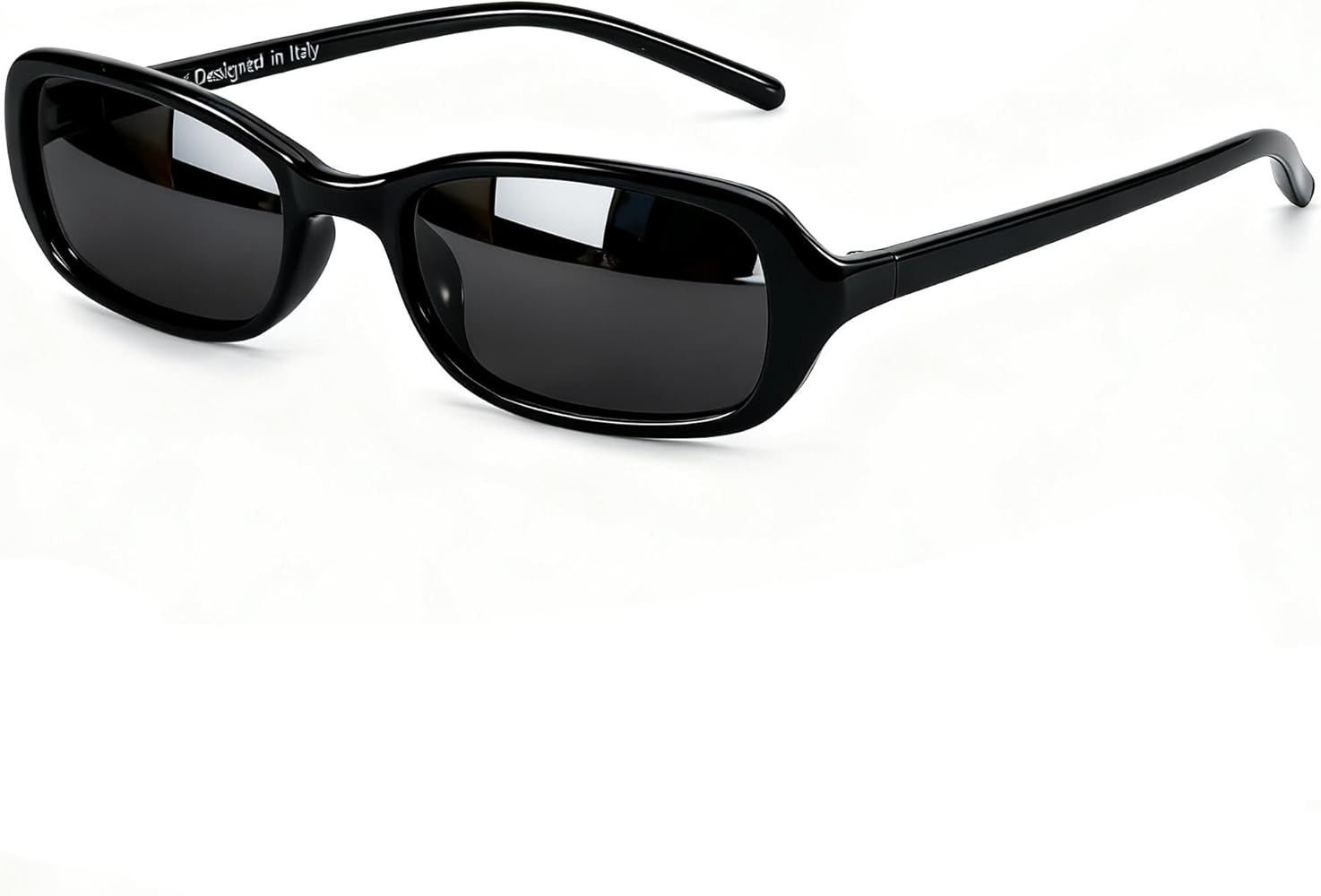 FancyPink Polarized Retro Oval Sunglasses for Women Small Chic 90s Vintage Style Trendy Slim Narr... | Amazon (US)