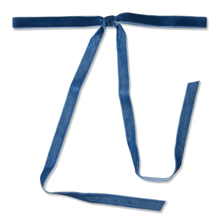 Blue Tie Decorative Christmas Bows, 4 Count, by Holiday Time | Walmart (US)