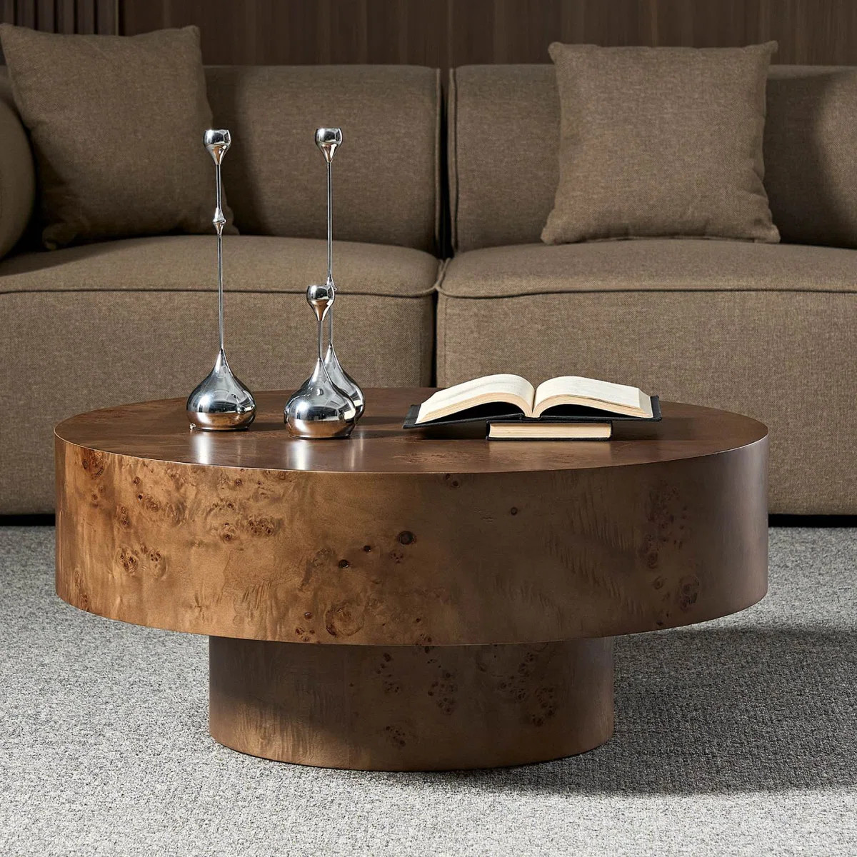 31.49" MDF Round Coffee Table | Wayfair North America