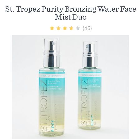 Self tanning mist. Face spray, love to use this to tan the hands/feet without the blochiness of tanning mouse! Self tanner, bronzing water mist duo  

#LTKbeauty #LTKsalealert #LTKSale