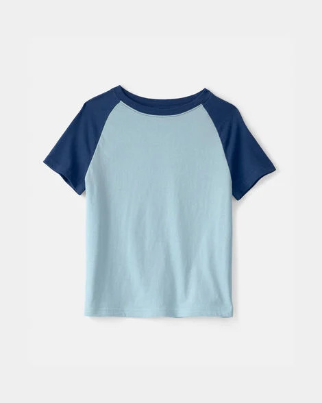 Kids Colorblock T-Shirt - Blue | Carter's Inc