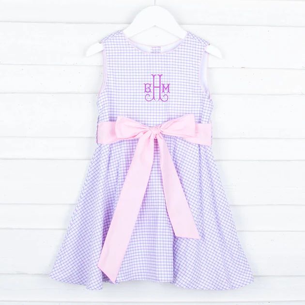 Lavender and Pink Sash Dress | Classic Whimsy
