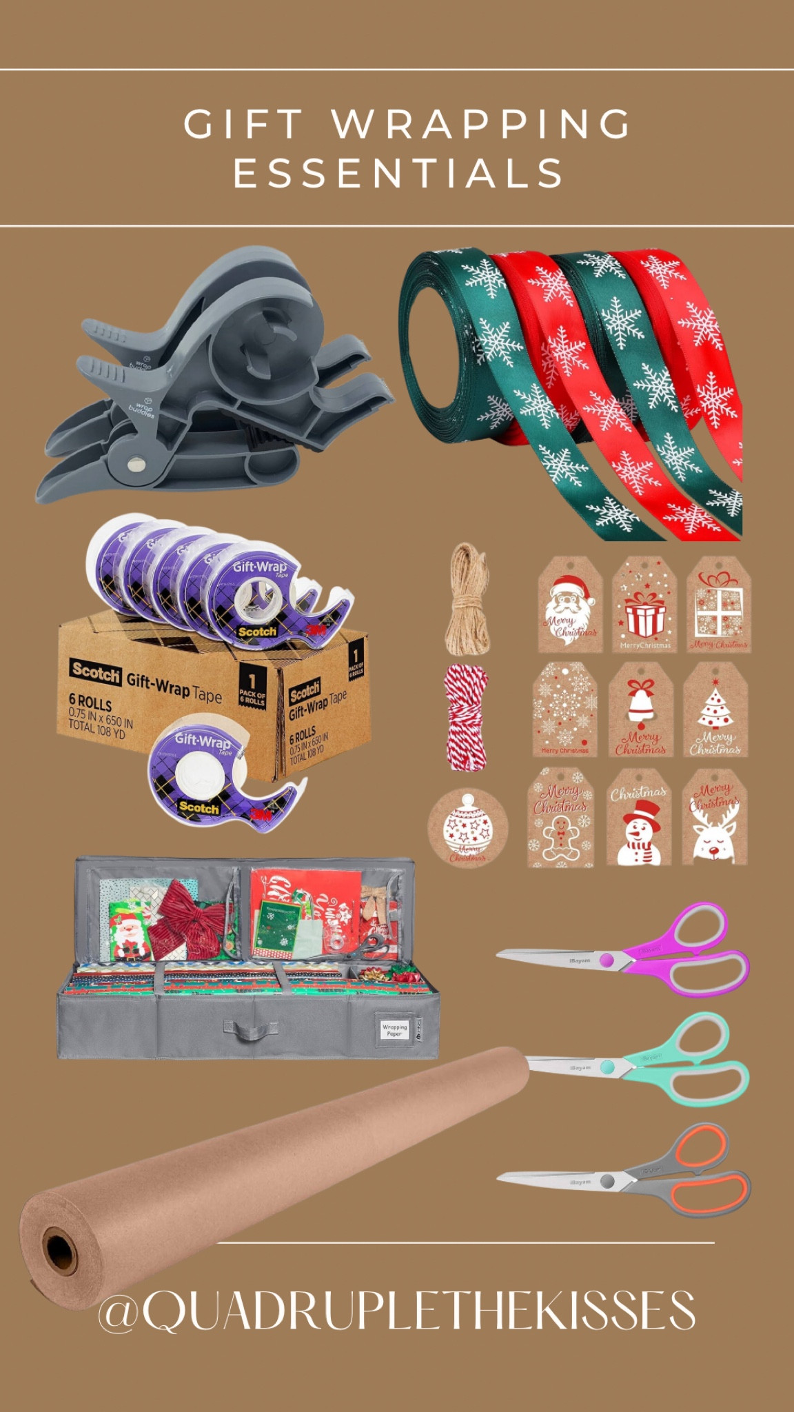 Gift wrapping essential! 

I have this Wrap Buddy and it’s sooooo nice! You will love it! 

I also have this wrapping paper organizer! It’s the best to keep it all together  

#LTKHolidaySale #LTKHoliday #LTKGiftGuide