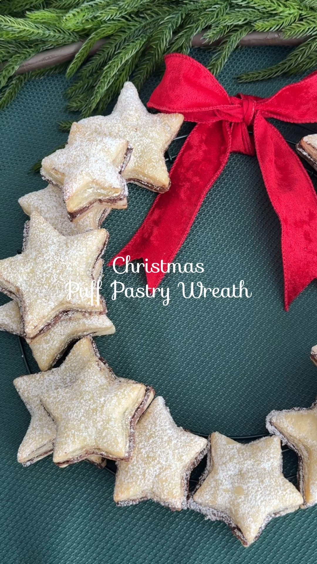 Christmas Puff Pastry Wreath 🎄
This is the one of the easiest Christmas recipes to make and they turn out sooo pretty! I used a 12 inch wreath form to assemble them on and tied on a red bow and how pretty is this presentation?! 
Send this to someone you’d love to enjoy one with! 

Here’s the ingredients and instructions. 
You will need one package of puff pastry sheets, 1 jar of Nutella, cookies cutter shapes of your choice and powdered sugar. 
Lay out one sheet of puff pastry, layer on the Nutella. I used almost one full jar. Top with another puff pastry sheet. Cut your shapes and then place on baking sheet with parchment paper. Bake for 15-17 minutes on 350 degrees. Let’s cool for 5-7 minutes and enjoy! 

#LTKHome #LTKHoliday