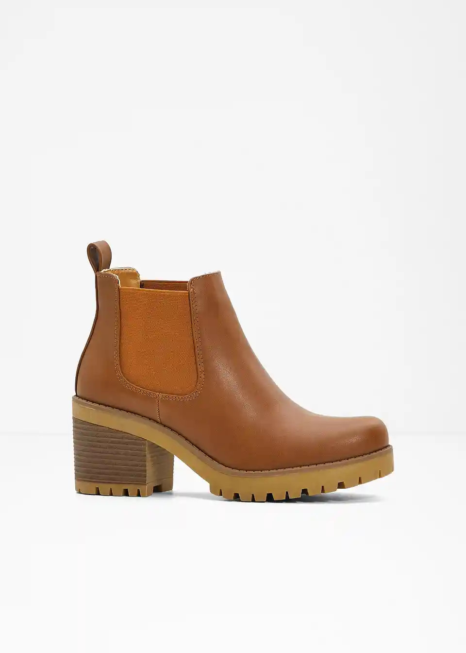 Chelsea-Boots mit Blockabsatz | Bonprix DE