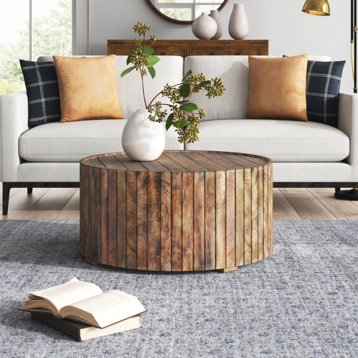 Loon Peak® Isebella Solid wood coffee table & Reviews | Wayfair | Wayfair North America