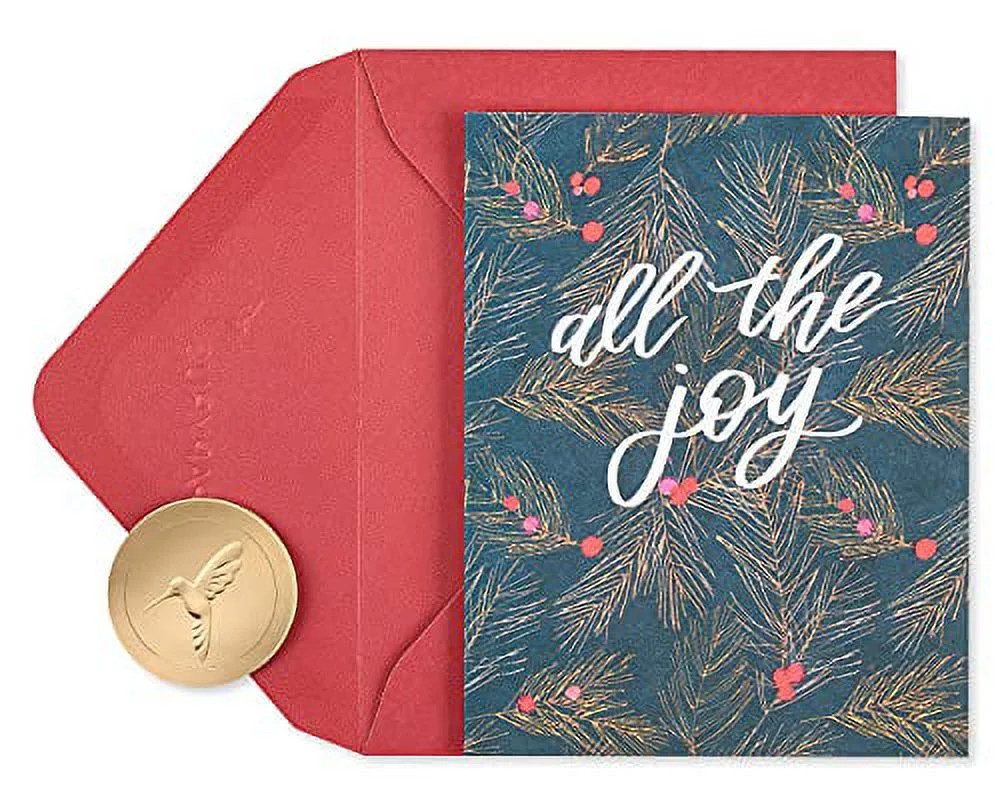 Papyrus Holiday Cards Boxes with Envelopes, Here's to a Wonderful Holiday, All the Joy (20-Count)... | Walmart (US)