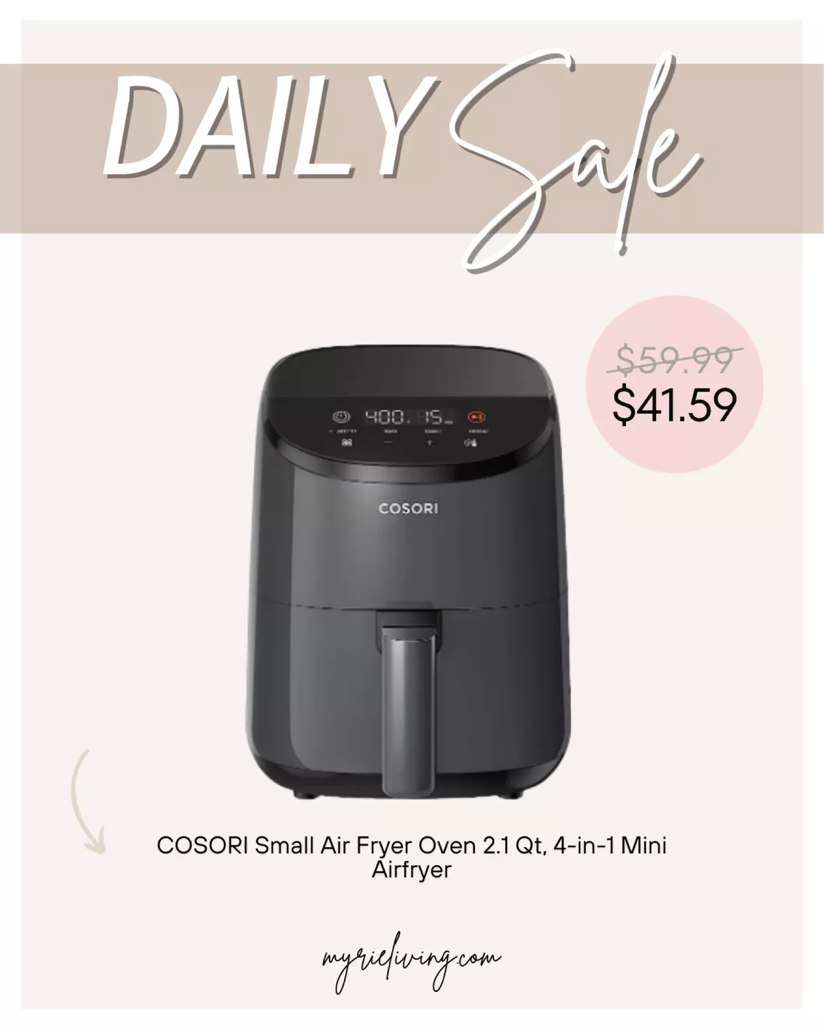 COSORI Small Air Fryer Oven 2.1 … curated on LTK