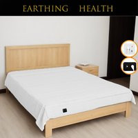 10% Silver Fiber Flat Bedsheet with Earthing Cord Conductive Antistatic Health Protection Sheet Grounded Release Stress | AliExpress (US)