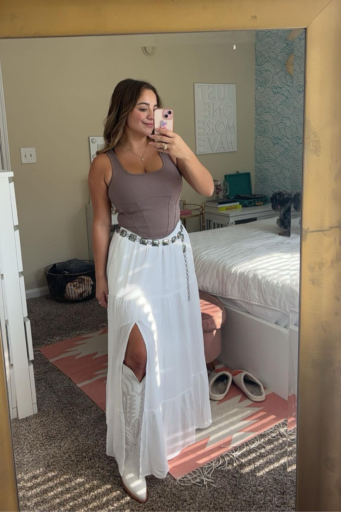 long skirt outfit for the win ✨ perfect for a country concert or when you’re feeling a bit western 🤎

#LTKFindsUnder100 #LTKSeasonal #LTKFindsUnder50