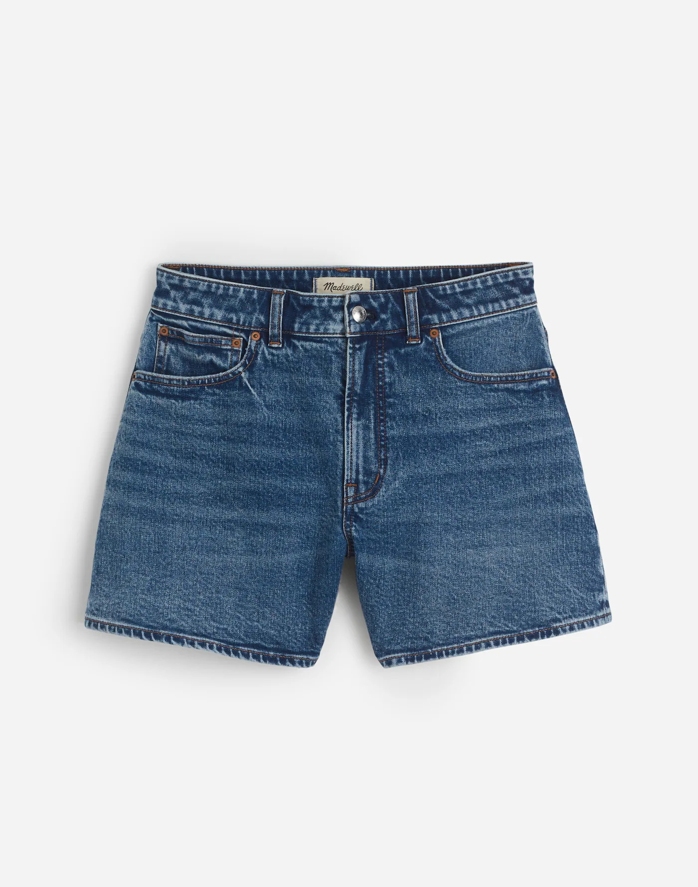 The Curvy Perfect Vintage Mid-Length Jean Short | Madewell | Madewell