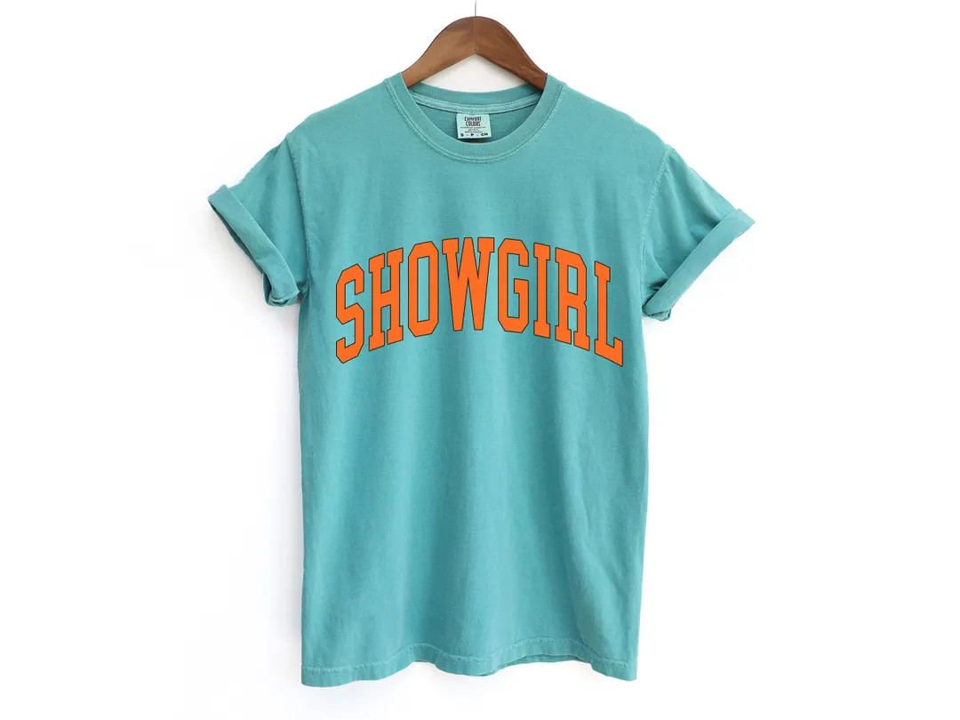 Showgirl Shirt for Fan, Orange Show Girl Shirt for Concert, Showgirl Era Tshirt Gift for Her, Pod... | Etsy (US)