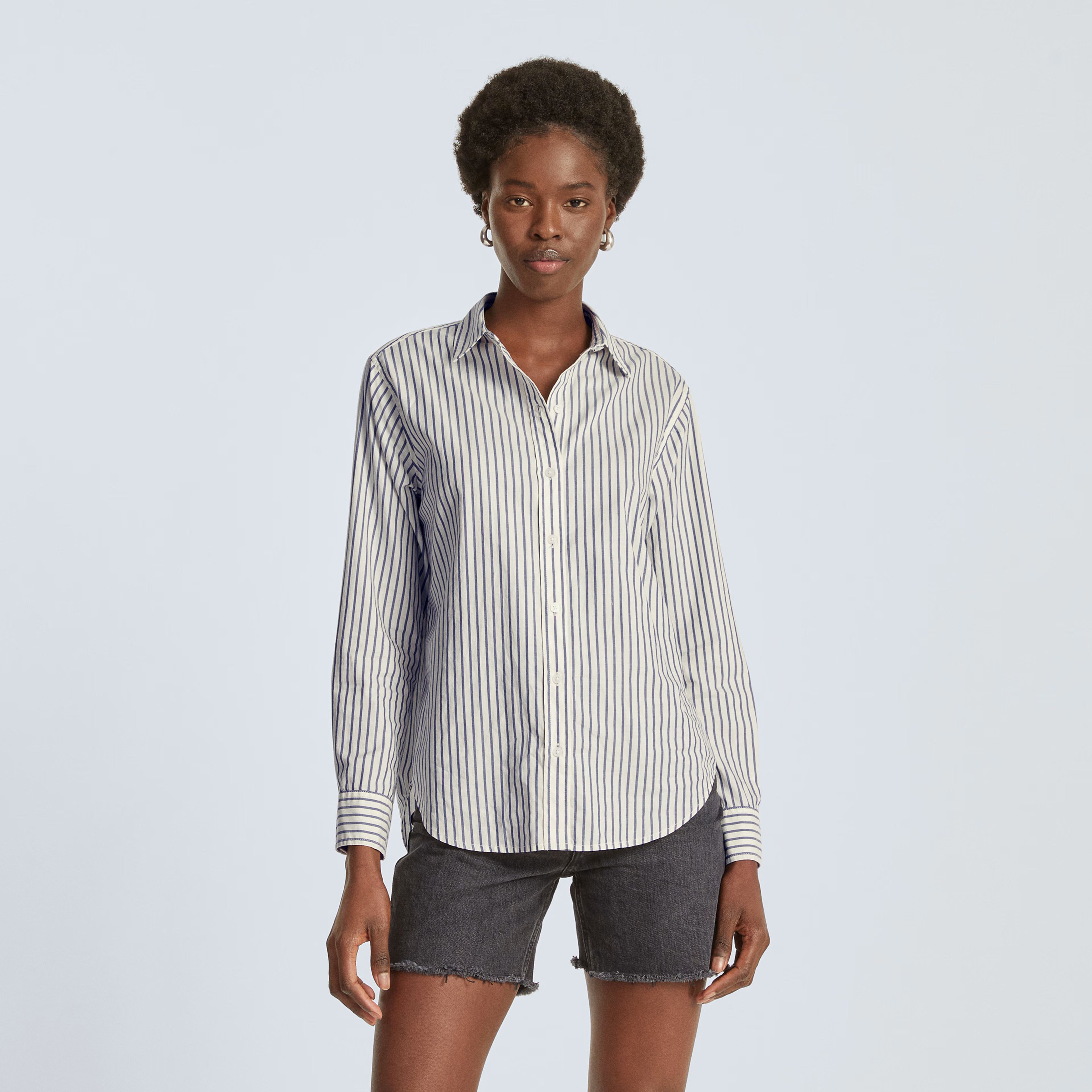 The Silky Cotton Relaxed Shirt | Everlane