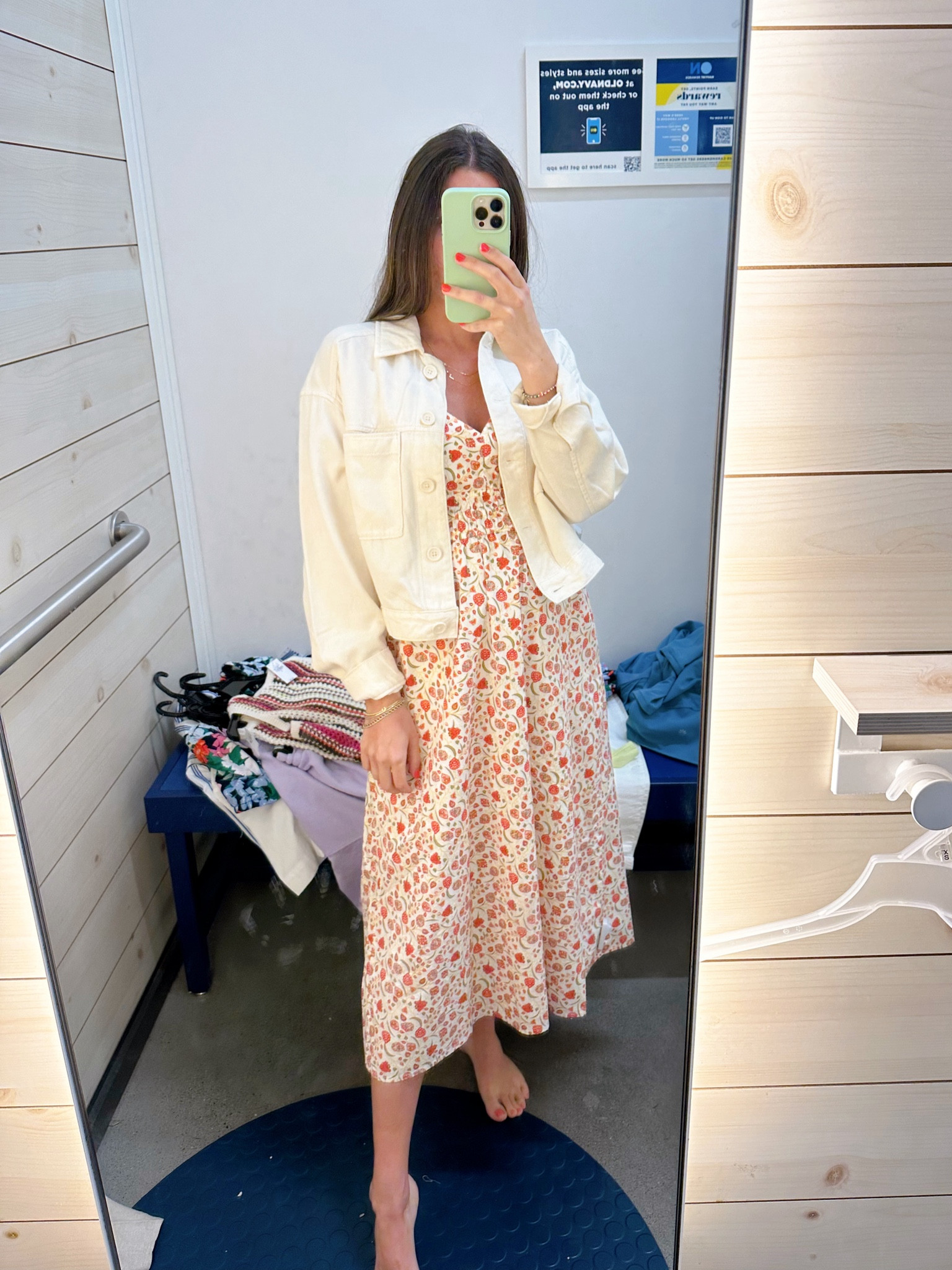 Saw some really good things at old navy today! This dress & jacket came home with me! Wearing an xs in both 🤍

#LTKbump #LTKsalealert #LTKfindsunder50