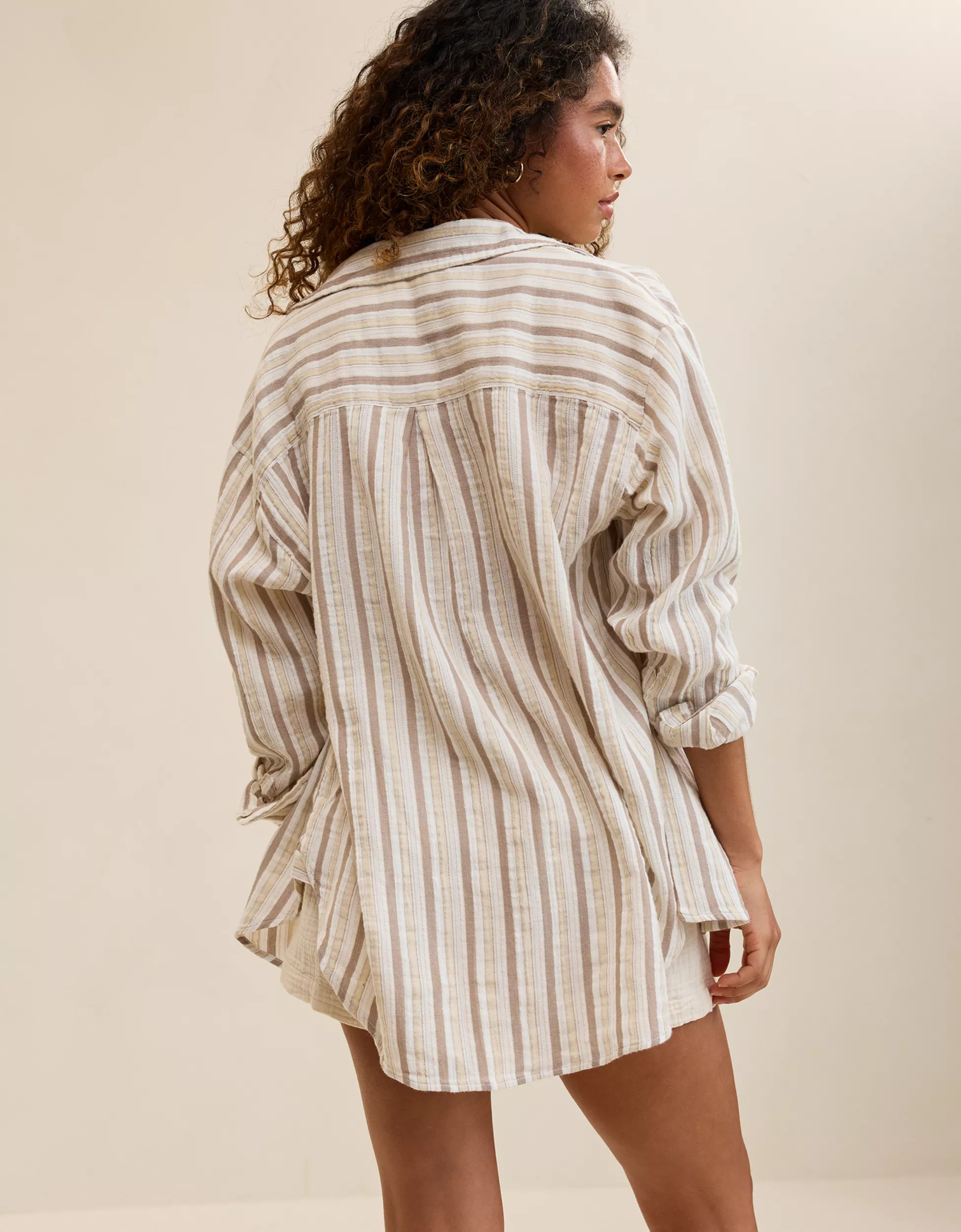 Aerie Day-Off Cover Up Shirt | Aerie