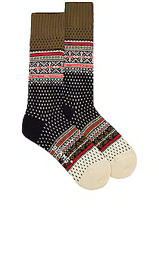 Beams Plus Nordic Socks Base in Navy from Revolve.com | Revolve Clothing (Global)