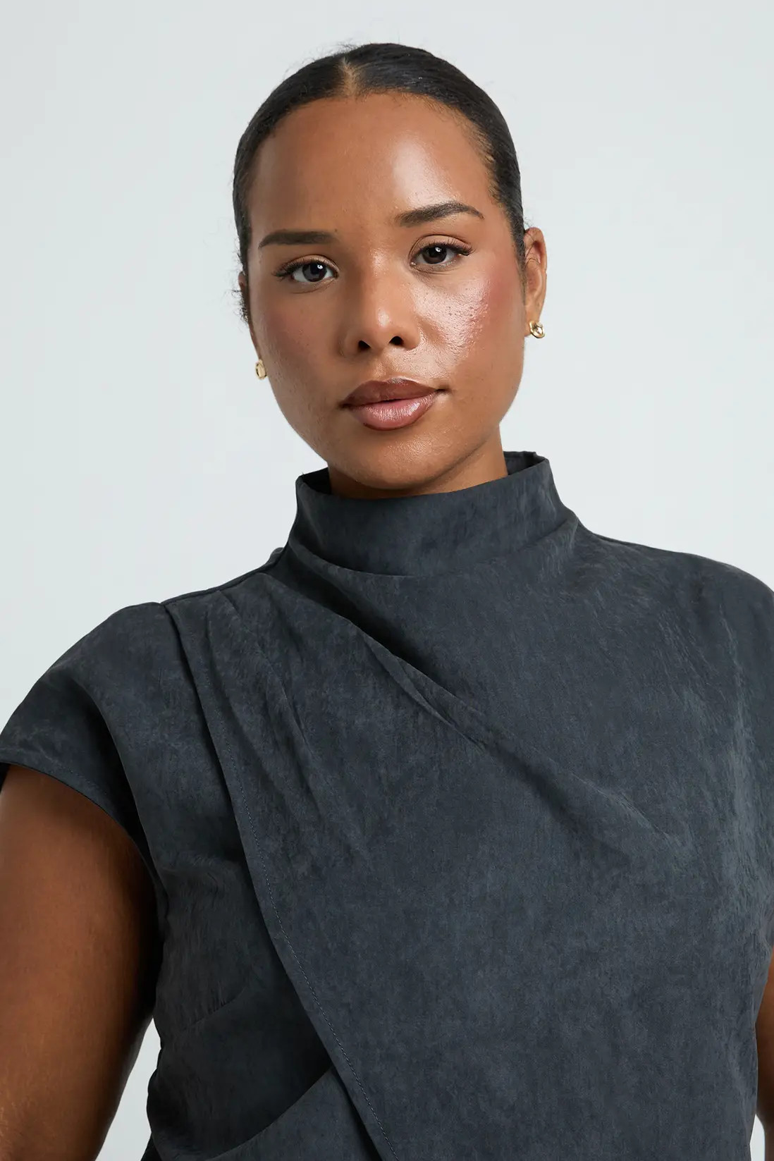 Plus Peach Tie Waist Top | boohoo (US & Canada)