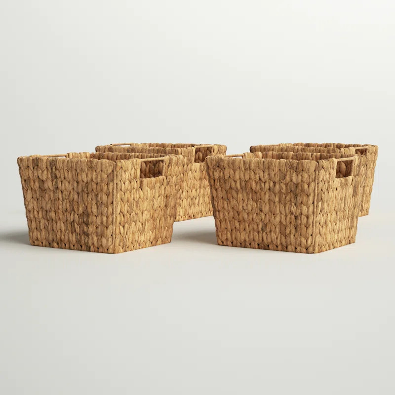 Three Posts™ Wicker Basket (Set of 4) | Wayfair North America