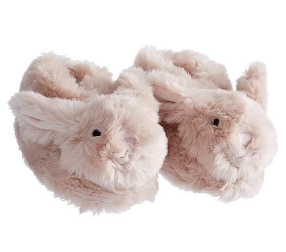 Critter Faux-Fur Slippers | Pottery Barn Kids
