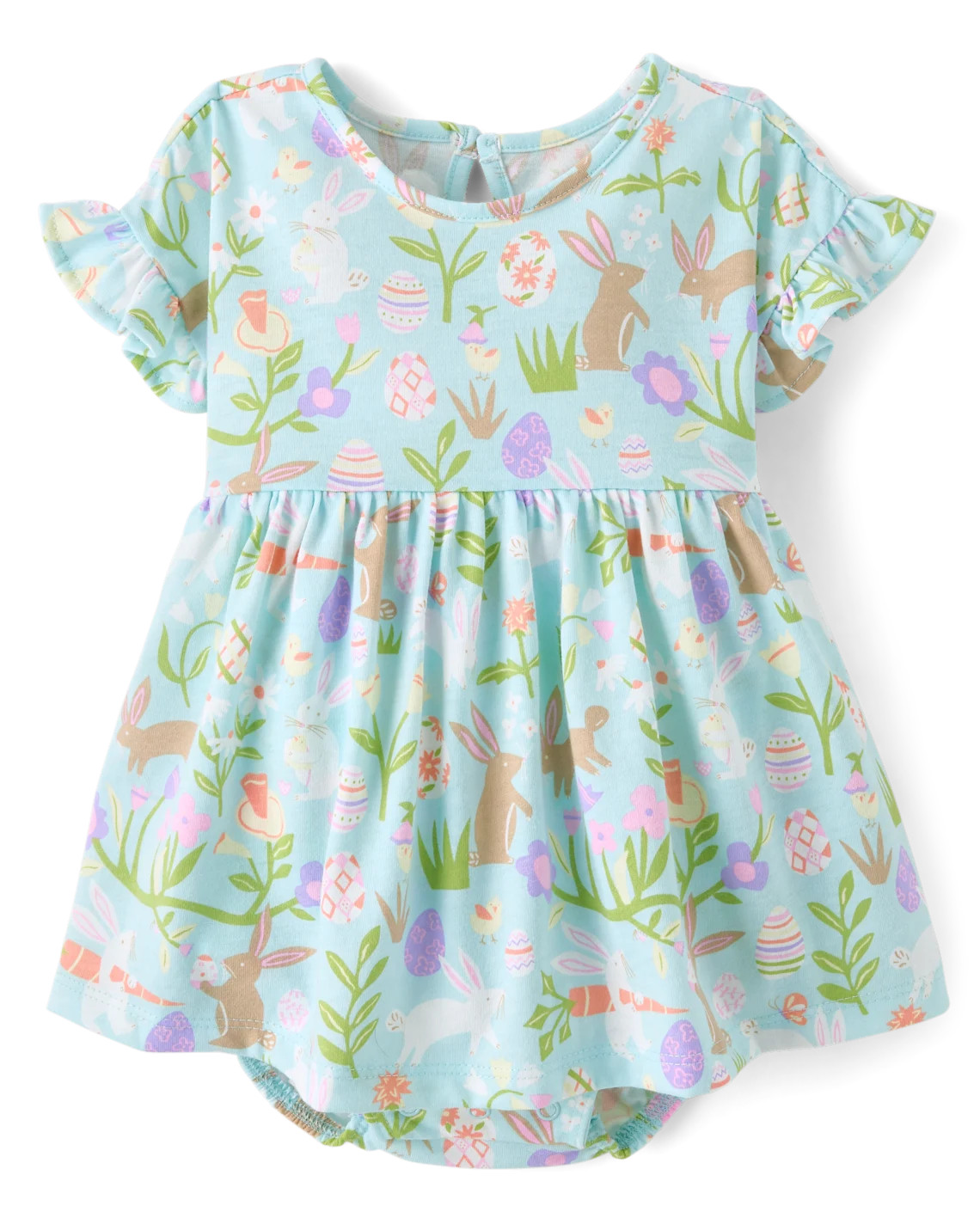Baby Girls Easter Bodysuit Dress - blue | The Children's Place